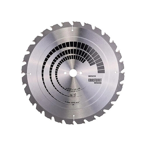 Lame de scie circulaire.CW Nagelpour 400x3,5x30mm Z28 FWFBosch