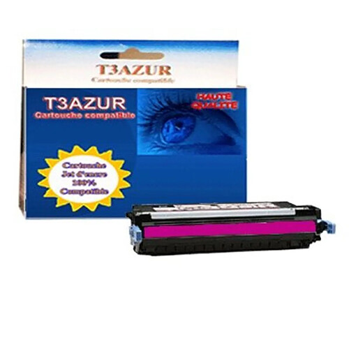 T3AZUR - Toner générique HP Q7563A / HP 754AM Magenta