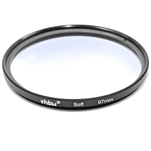 vhbw Diffuseur de flou artistique Filtre à effet 67mm pour appareils photo numériques, reflex p.ex. de Canon, Nikon, Olympus, Panasonic, Sony