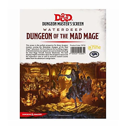 Gale Force Nine Dungeons & Dragons - Dungeon of The Mad Mage DM Screen