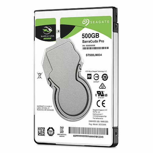 Seagate Technology Disque dur Seagate ST500LM034 3,5" 2,5" 500 GB HDD 500 GB SSD 2,5"