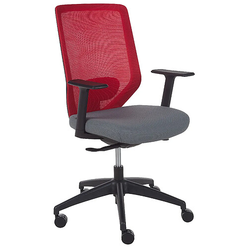 Beliani Chaise de bureau Rouge VIRTUOSO