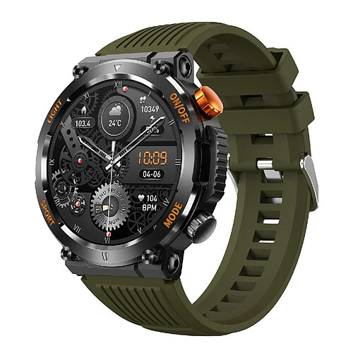 Yonis Montre Connectée Bluetooth 1.46' Suivi Santé 100+ Sports Waterproof