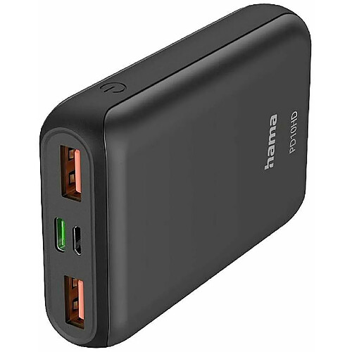 Hama PD10-HD Powerbank (batterie supplémentaire) 15000 mAh LiPo USB-A, USB-C® anthracite