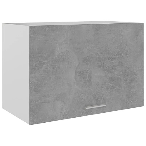 vidaXL Armoire suspendue Gris béton 60x31x40 cm Bois d'ingénierie