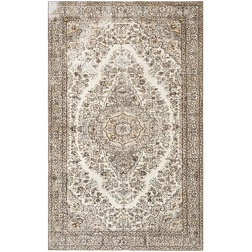 Vidal Tapis de laine 254x160 beige Ultra Vintage