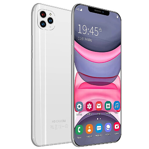 Universal I12 pro android 10.0 bon marché téléphone 6.3 fhd + 13 megapixels caméra triple 8g ram 128gb rom smartphone 4g gsm monde entier