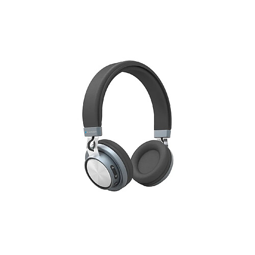 Casque sans fil Bluetooth 5.0 Microphone intégré, Kit mains-libre, 19h d'autonomie, port AUX-in - Blaupunkt - BLP4100-133 - Noir/Argent