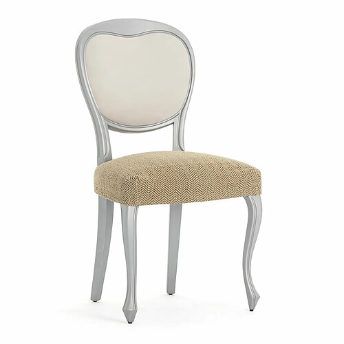 Housse de Chaise Eysa JAZ Beige 50 x 5 x 50 cm 2 Unités