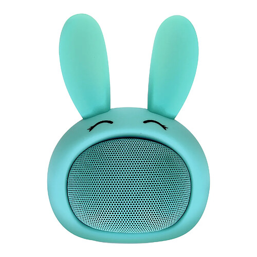 Enceinte Bluetooth 3W Autonomie 3h Design Lapin Lumineux Moxie Bleu