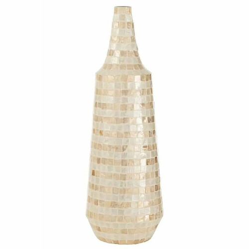 Paris Prix Vase Design en Bambou Mosaïque 70cm Beige