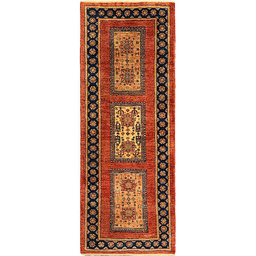 Vidal Tapis de couloir en laine 192x73 rouge Kashkuli