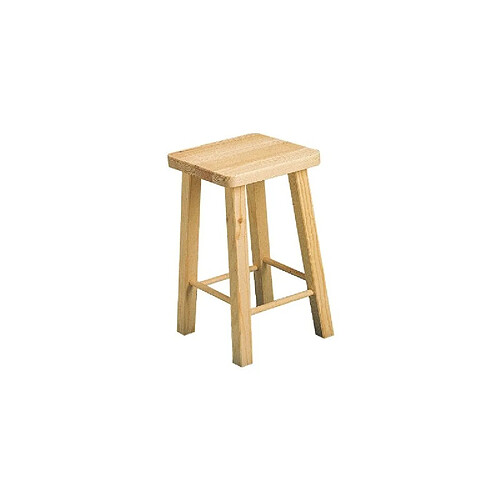 Selection Brico-Travo Tabouret bois vg 27 x 27 x 45