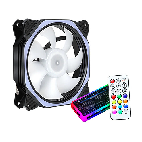 Ventilateur De Boîtier PC Silencieux Pour Ordinateur, Roulement Scellé, Vitesse Réglable Pour Ensemble De Boîtier De Bureau F