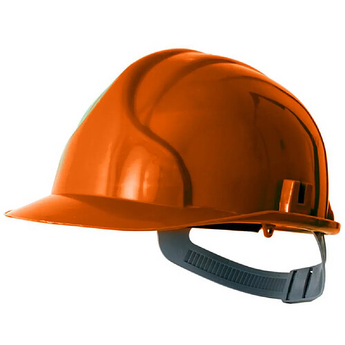 Lot 5 Casques de chantier securite casquette protection tete travaux EPI orange