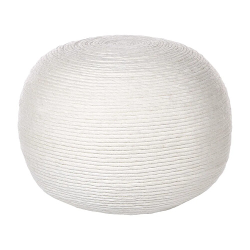 Beliani Pouf TAKHABI Blanc