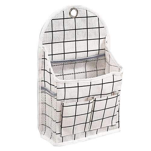 Universal Pose murale sac de rangement en coton et lin porte multifonction dos dortoir tissu sac suspendu