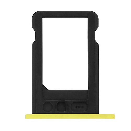 Avizar Tiroir support carte Nano Sim Jaune - Apple iPhone 5C