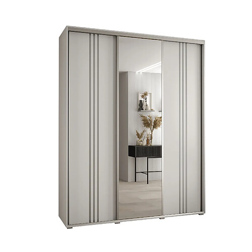 Abiks Meble Armoire DAVOS 7 À Portes Coulissantes 235,2/190/45 3 Portes