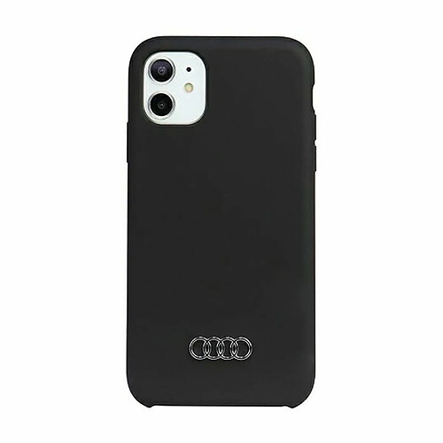 Audi Coque rigide en silicone pour iPhone 12/12 Pro 6,1`` Noir AU-LSRIP12P-Q3/D1-BK