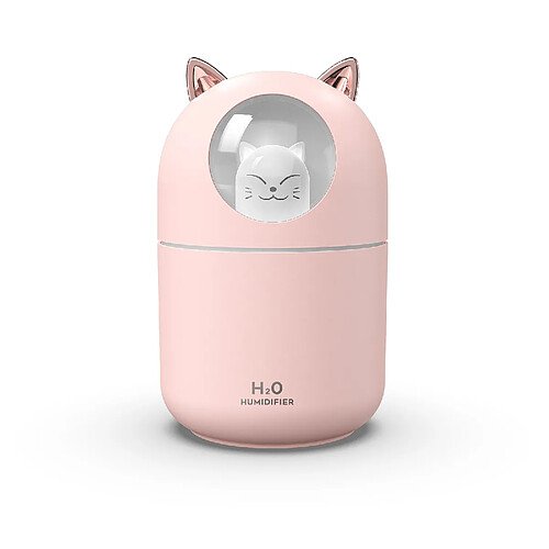 El Contente Humidificateur d'air mignon, lampe de nuit Rechargeable, aromathérapie domestique