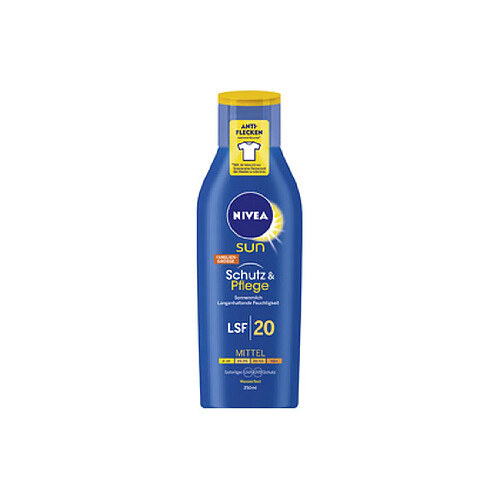 NIVEA sun Lait solaire SPF 20, flacon de 250 ml ()