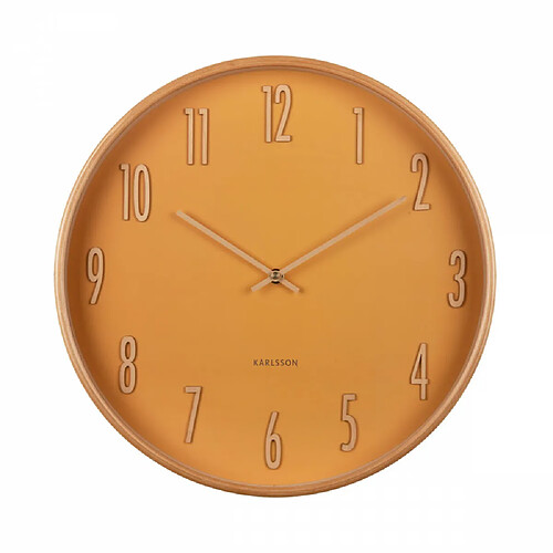 Present Time Horloge murale en bois D40cm