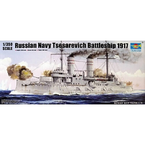 Trumpeter Maquette Bateau Russian Navy Tsesarevich Battleship 1917