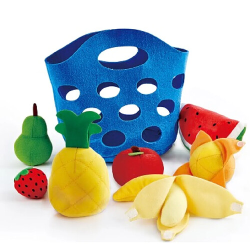 Hape Panier feutrine fruits pour enfant