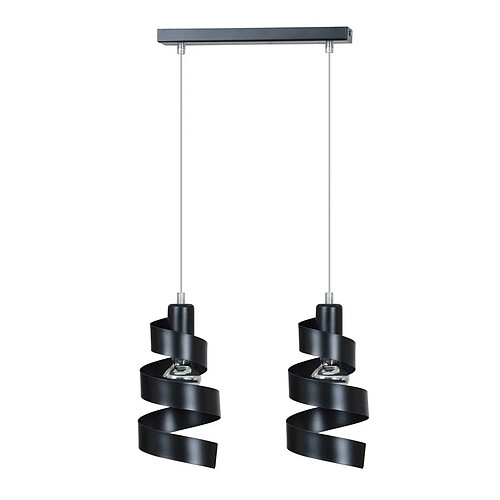 EPIKASA Suspension Saga, Noir, Acier, 40x100x14 cm