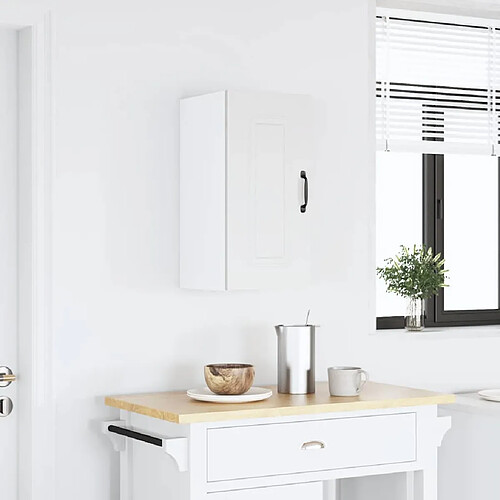 vidaXL Armoire murale de cuisine Kalmar blanc bois d'ingénierie