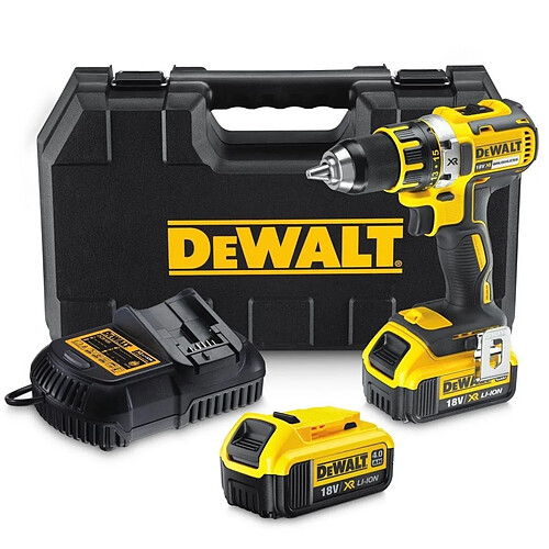 DeWALT DCD790M2 Perceuse visseuse sans fil 18V 4Ah 2x batteries coffret