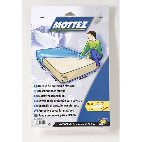 Housse pour matelas MOTTEZ pour 2 personnes