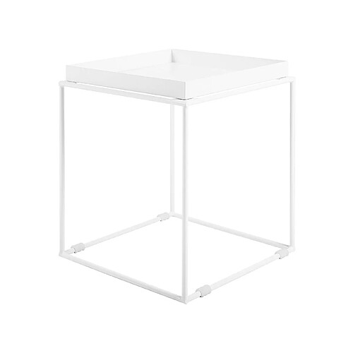 Beliani Table basse blanche SAXON