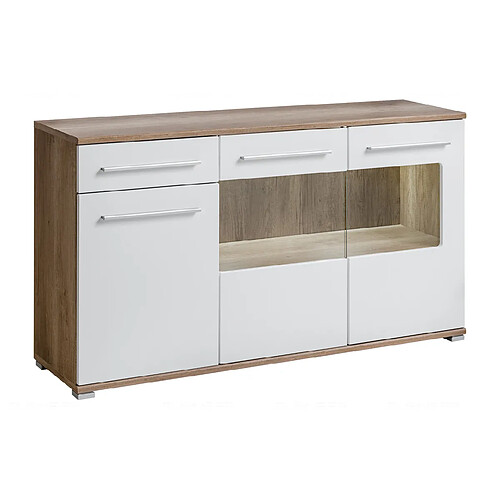 Dusine ENFILADE Bahut Buffet scandinave et laqué Sohalia