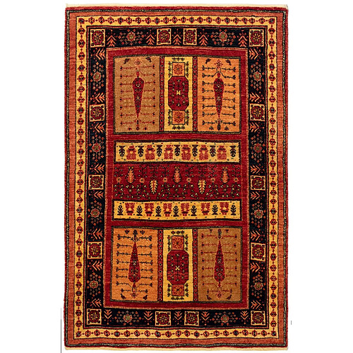 Vidal Tapis de laine 171x112 brun Kashkuli