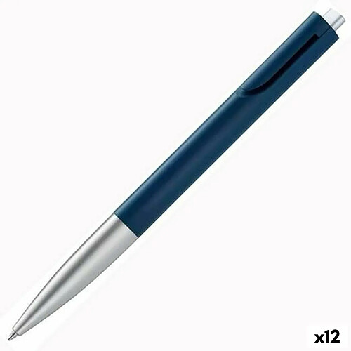 Crayon Lamy NOTO Argenté Bleu Noir 1 mm Médias 12 Unités