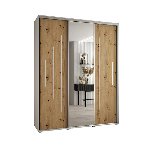 Abiks Meble Armoire Davos 13 À Portes Coulissantes 235,2/190/45 3 Portes