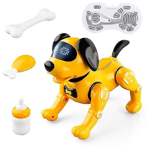 Universal Cadeau de Noël télécommande Smart Robot Dog 2.4g Robot Intelligent Dog Programmes Pet Kids Goys G