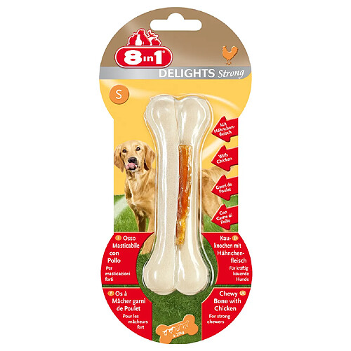 Friandise Delights Strong S pour Petit Chien - 8in1