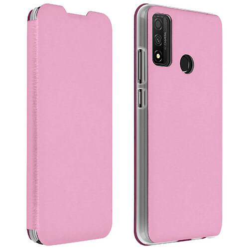 Avizar Étui Huawei P smart 2020 Portefeuille Clapet Porte-carte Rose