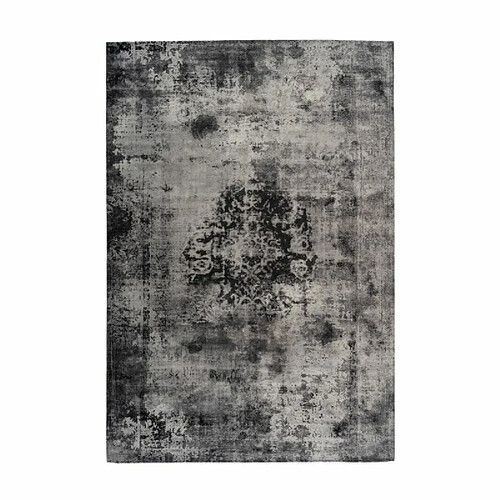 Paris Prix Tapis Rétro à Poils Courts Vintage Gris 160 x 230 cm