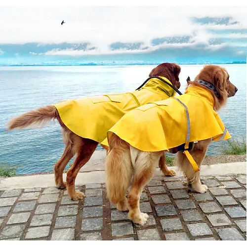 Wewoo Imperméable pour Chien jaune Teddy Oren Retriever Grand Pratique Respirant S