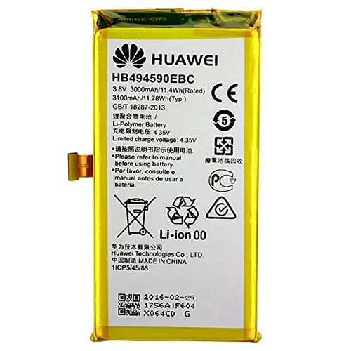 batterie nouveau original HB494590EBC 3000mAh pour HUAWEI HONOR 7 5.2