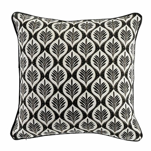 Paris Prix Coussin Déco à Motifs Esmina 40x40cm Noir