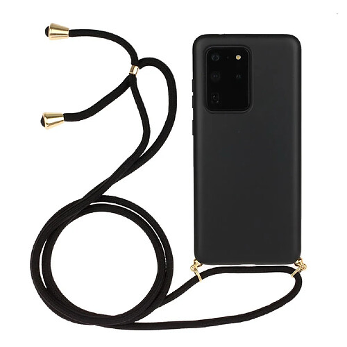 Coque en TPU souple avec sangle multifonction noir pour votre Samsung Galaxy S20 Ultra