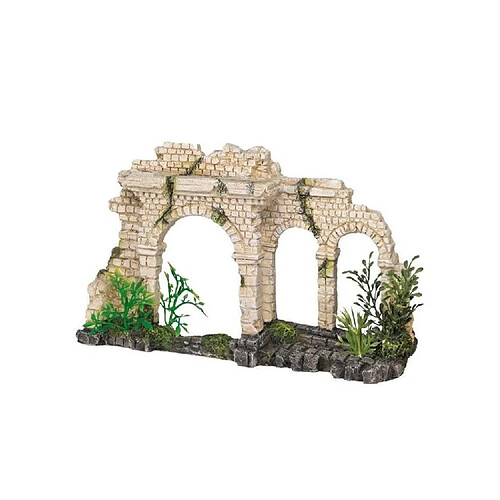 NOBBY Aqua Deco Tri-Arch Brick Gate 250 x 65 x 150mm pour aquarium