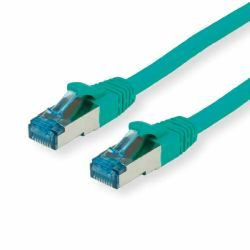 Value 1m S/FTP Cat.6a câble de réseau Cat6a S/FTP (S-STP) Vert (VALUE S/FTP Patch Cord Cat6a. Green. 1m)