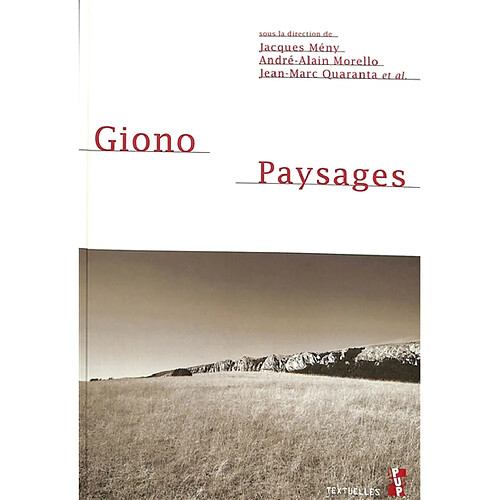 Giono, paysages