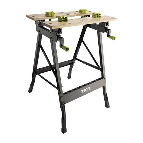 RYOBI Etabli pliable et orientable a 90° RWB02 avec 100 kg de charge maximale